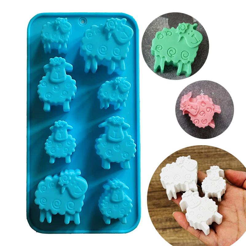 Soap Making Art - Sheep Silicone Mold For Soap Making