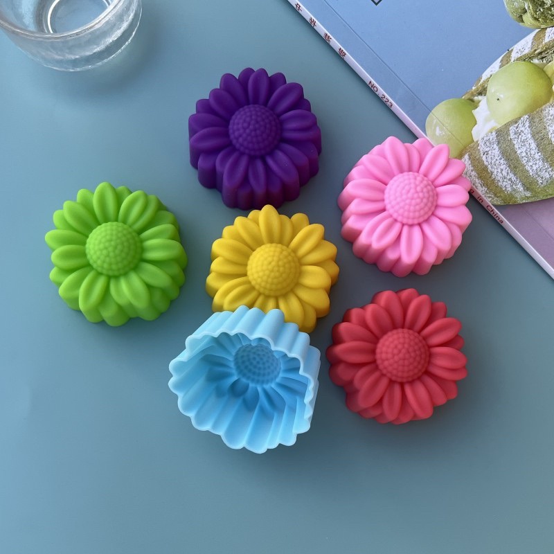 Soap Making Tutorial - 6 Pcs Set Non-Stick Flower Designs