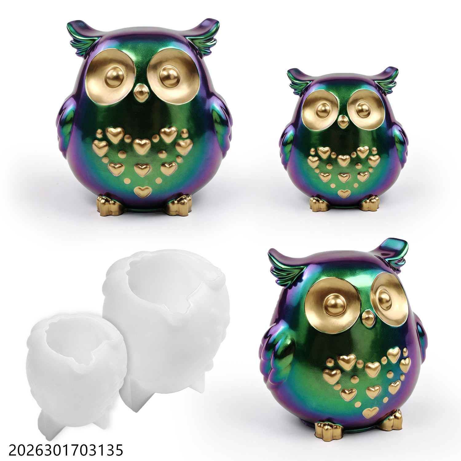Soap Making Tutorial - Owl Silicone Mold 3D Bird Shape