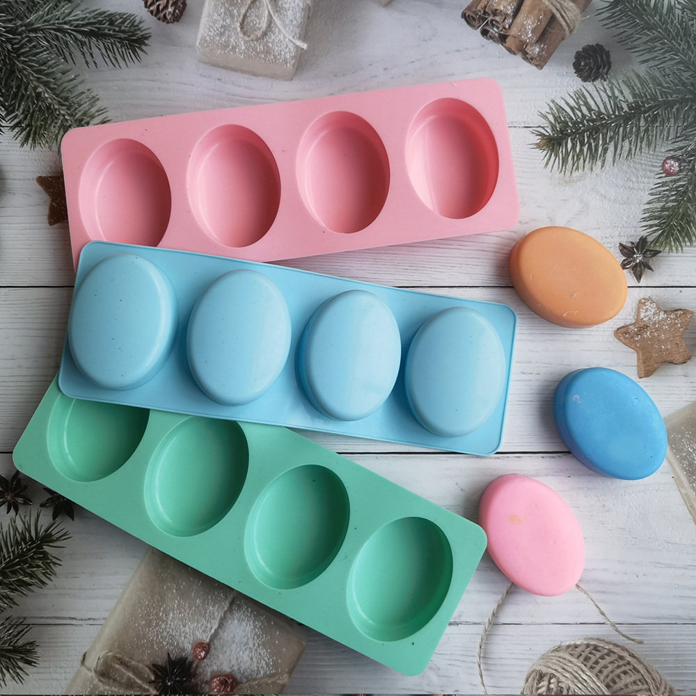 Soap Making Art - 4 Sâu Răng Hình Bầu Dục