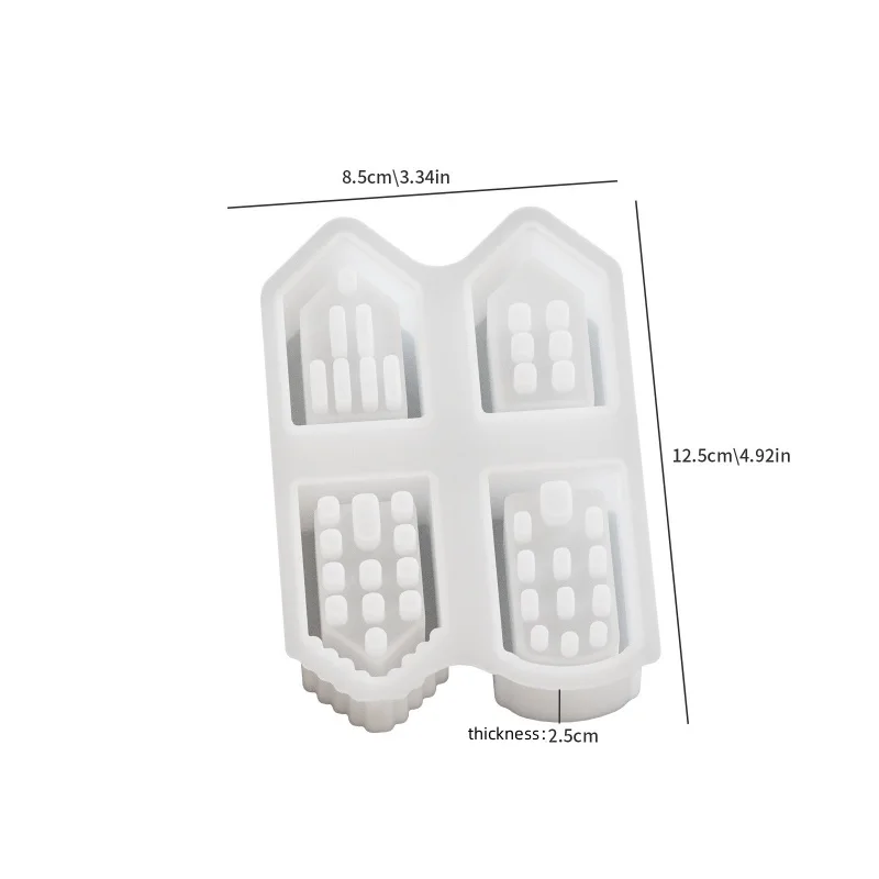 Art House Shape Resin Silicone - đánh giá và giá Soap Making Art