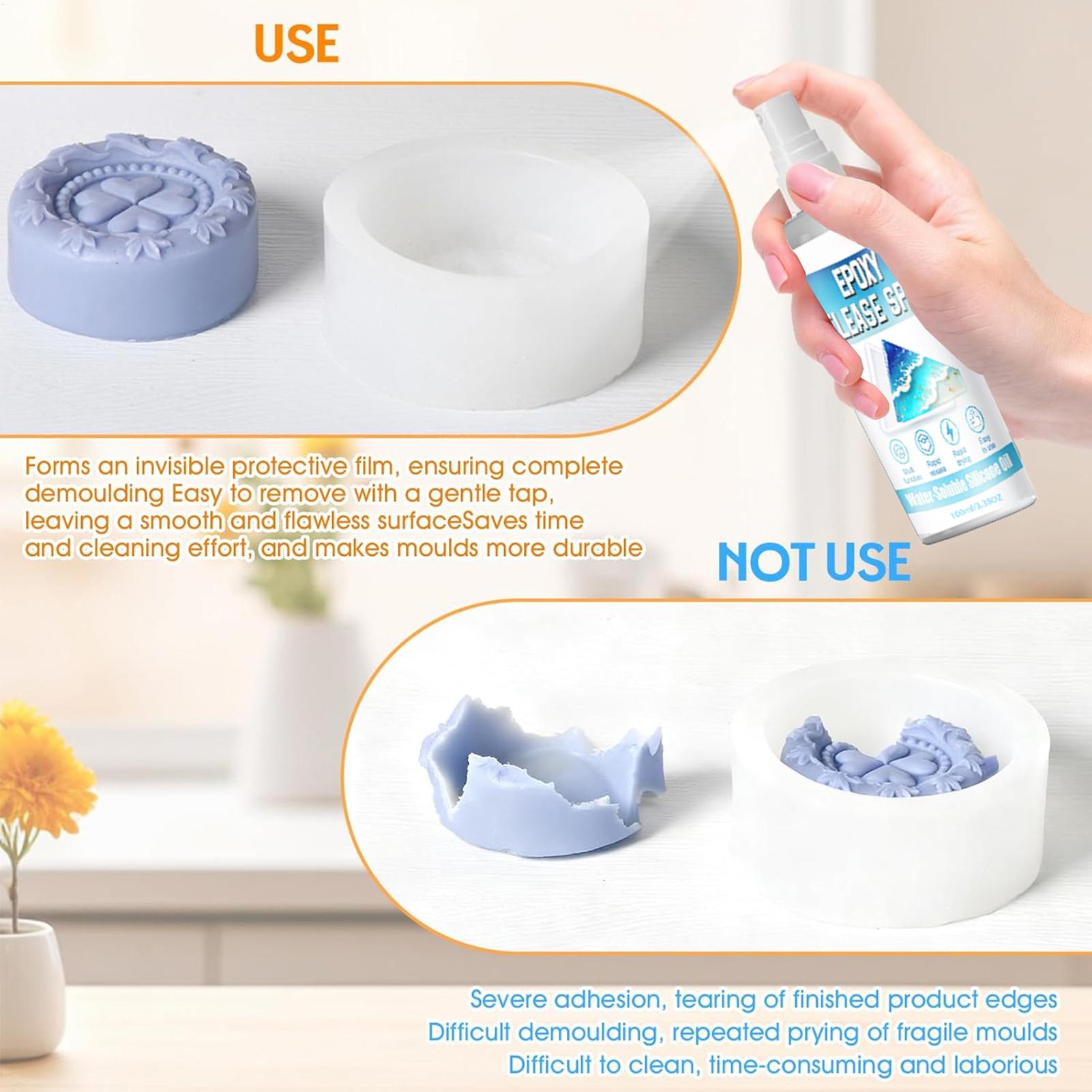 100ml Silicone Release Spray E - đánh giá và giá Soap Making Tutorial
