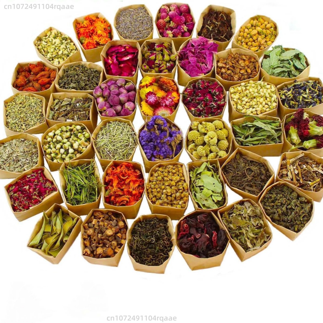 30 Bags Natural Dried Flowers  - đánh giá và giá Soap Making Kit Organic