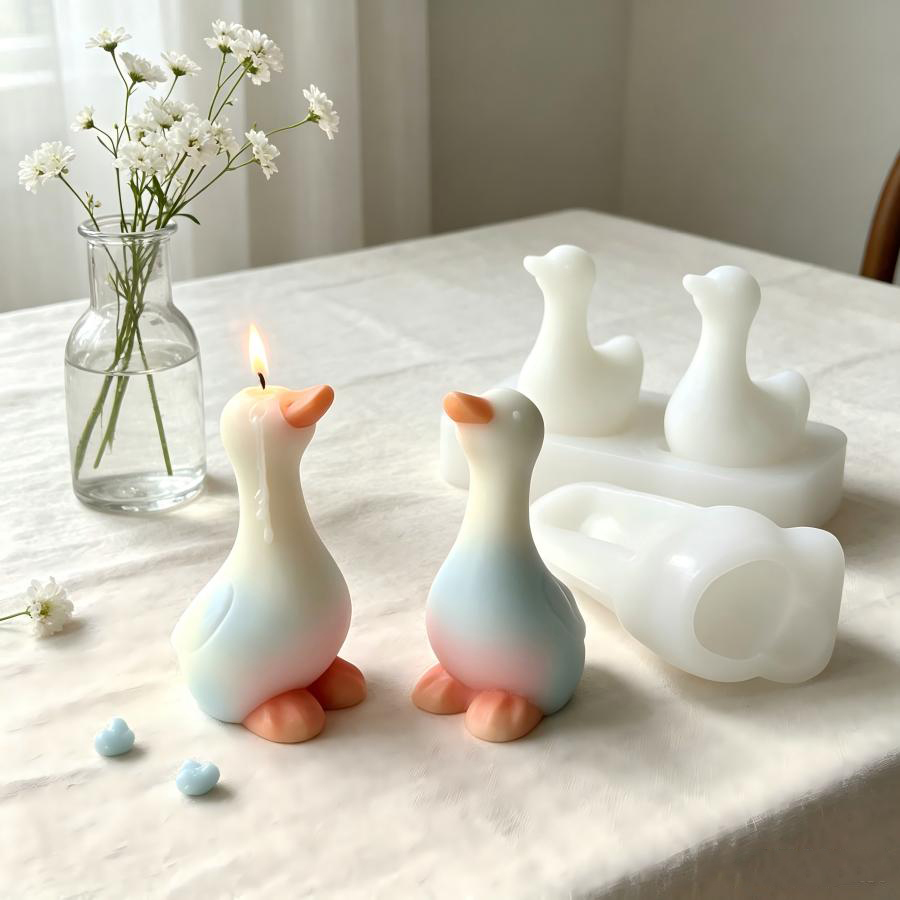 New 3D Duck Silicone Mold, DIY - đánh giá và giá Soap Making At Home