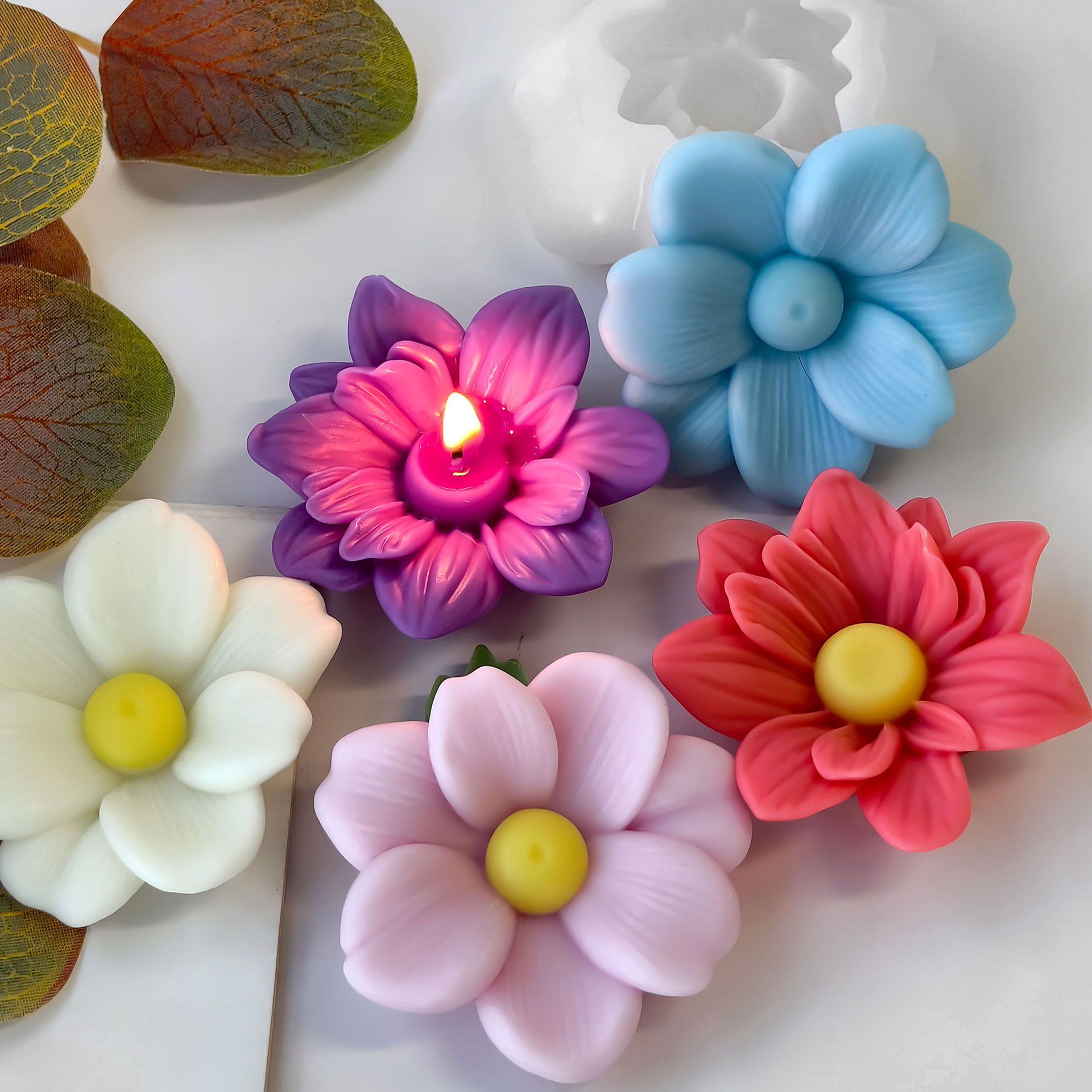 DIY Flowers Aroma Candle Silic - đánh giá và giá Soap Making At Home