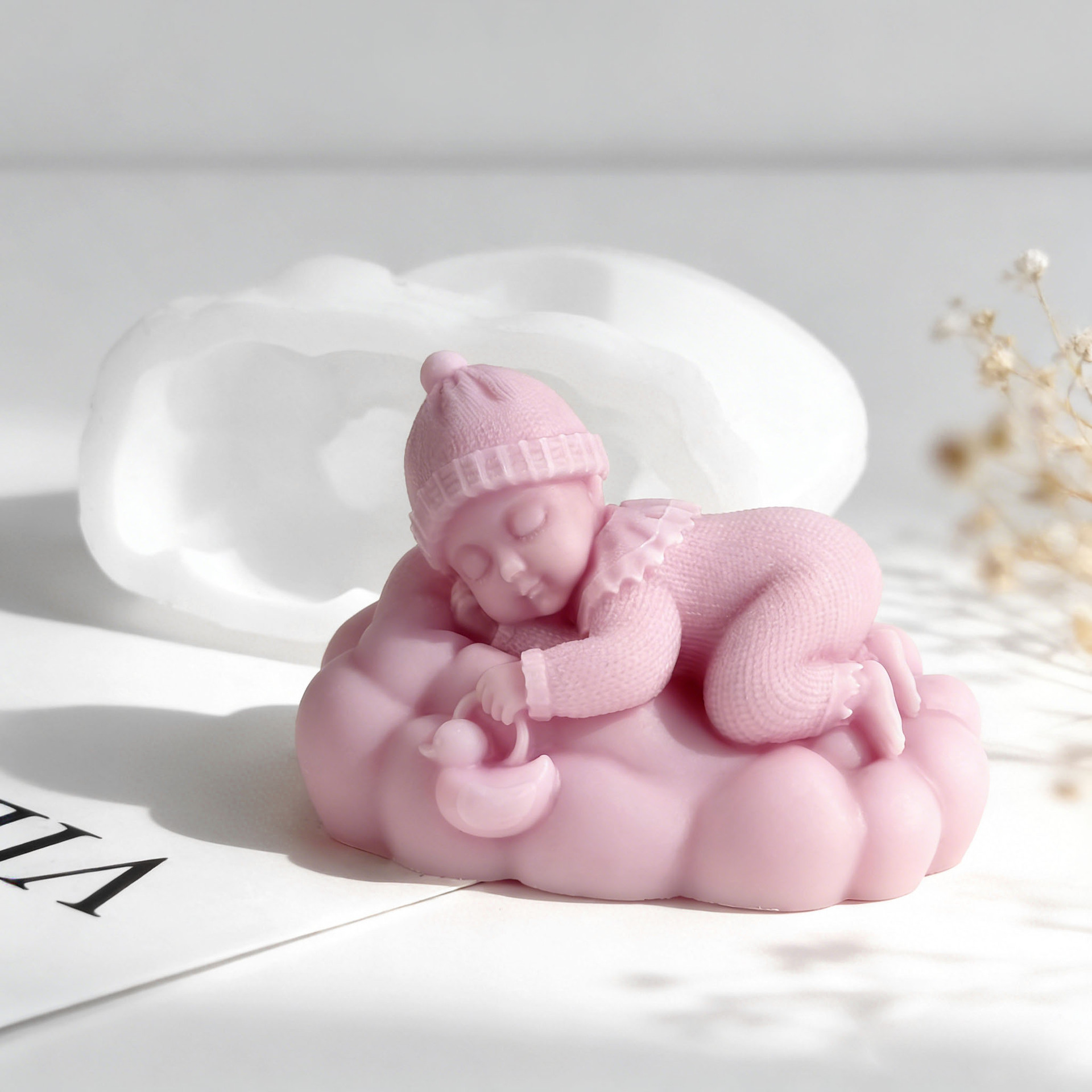 DIY Sleeping Baby Silicone Can - đánh giá và giá Soap Making At Home