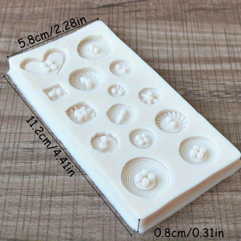 Buttons Shape Silicone Mold Si - đánh giá và giá Soap Making Tutorial