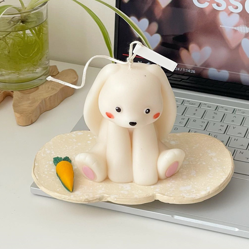Sitting Rabbit Silicone Candle - đánh giá và giá Soap Making At Home