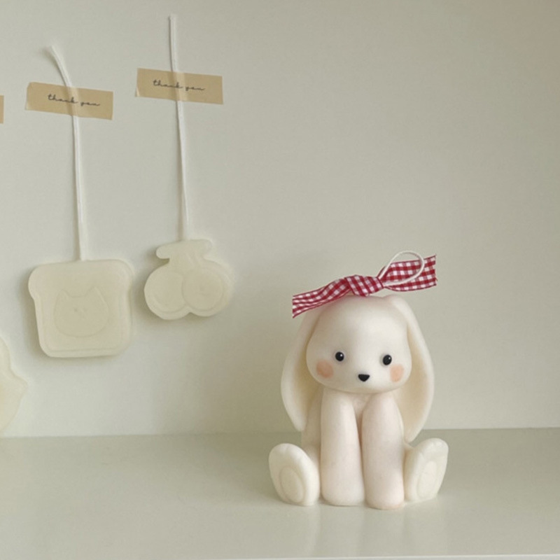 Sitting Rabbit Silicone Candle - đánh giá và giá Soap Making At Home