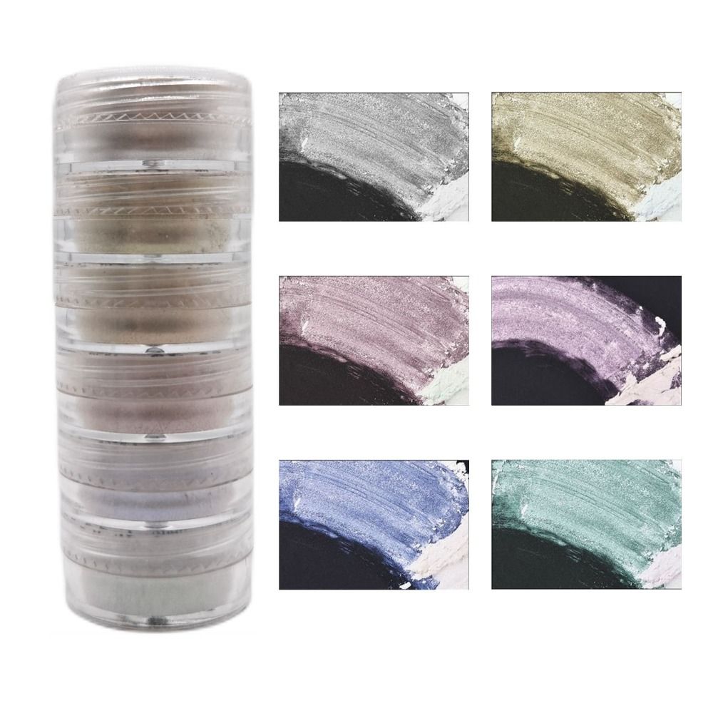 6 Colors/Set Glitter Mica Powd - đánh giá và giá Soap Making Art