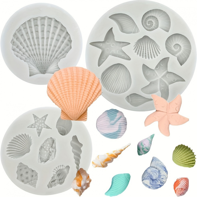 3pcs/set, Shell Mold Set, Irre - đánh giá và giá Soap Making At Home