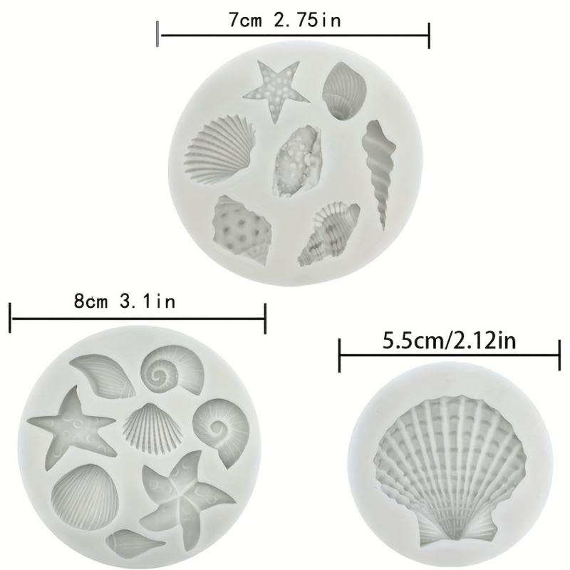 3pcs/set, Shell Mold Set, Irre - đánh giá và giá Soap Making At Home