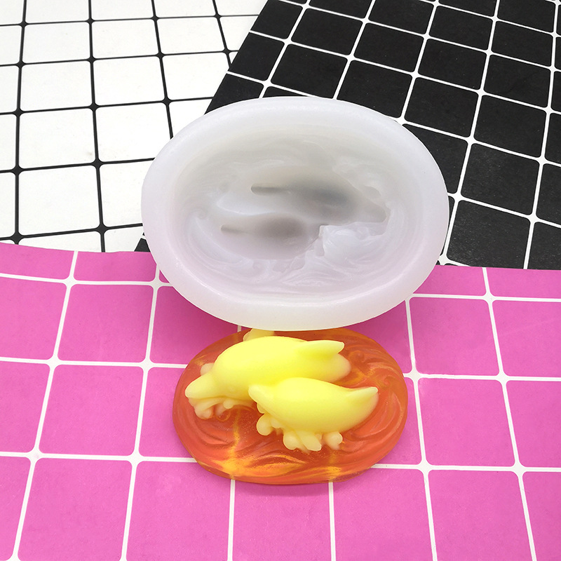 1Pcs Dolphin Craft Art Silicon - đánh giá và giá Soap Making Art