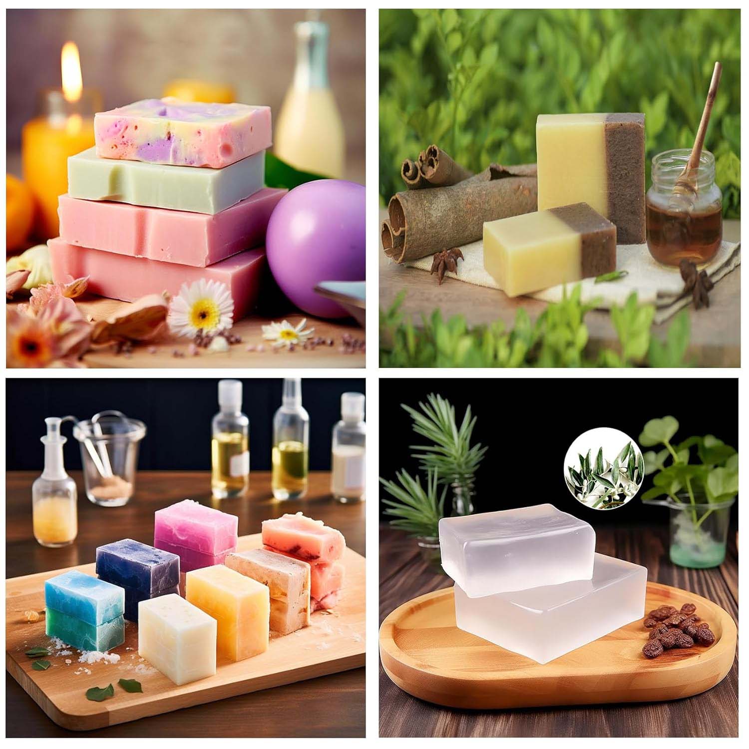250G of Clear Soap Base Soap M - đánh giá và giá Soap Making Kit Organic