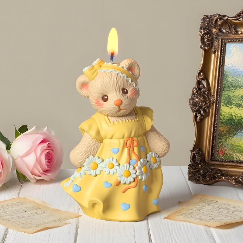 3D Cute Bear Resin Mold For Ca - đánh giá và giá Soap Making Art