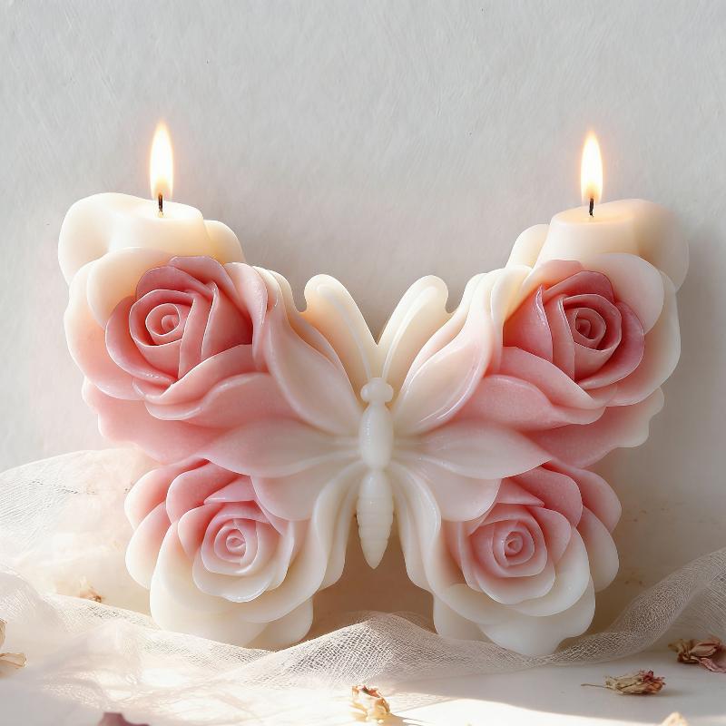 DIY Rose Butterfly Form Silico - đánh giá và giá Soap Making Tutorial
