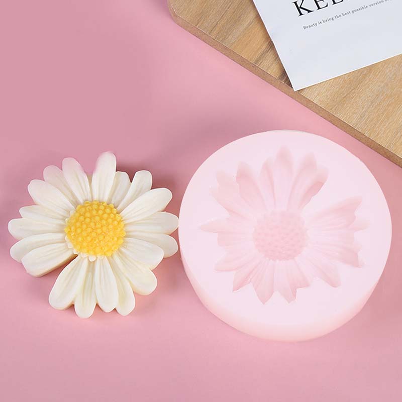 DIY Candle Silicone Mold Daisy - đánh giá và giá Soap Making At Home