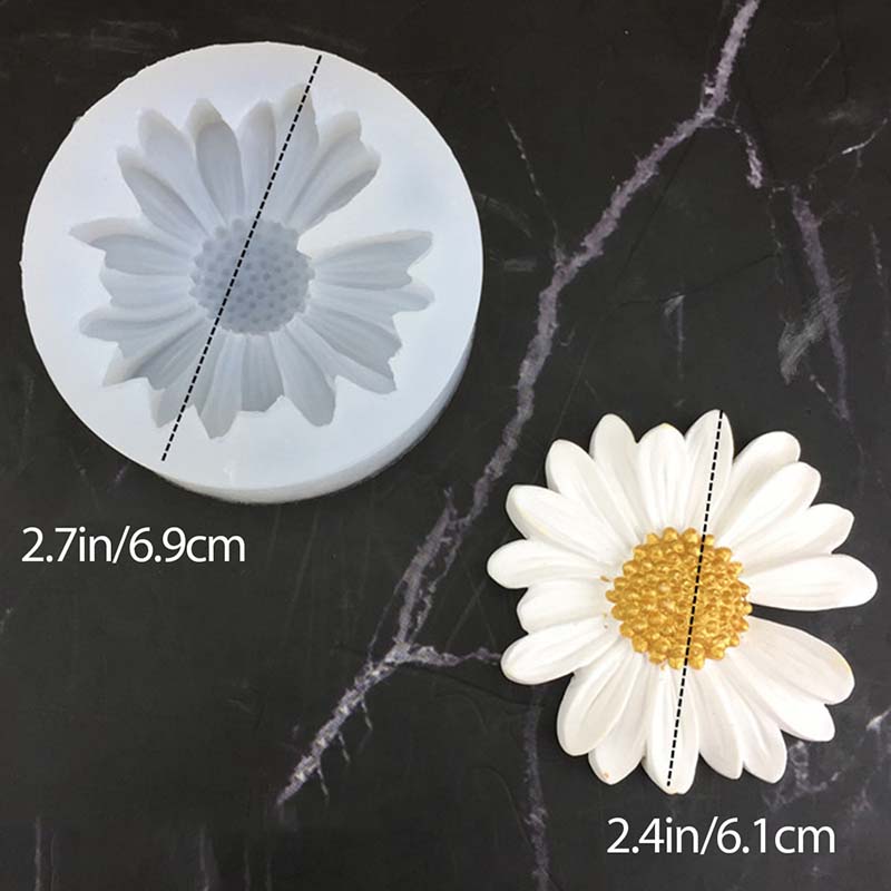 DIY Candle Silicone Mold Daisy - đánh giá và giá Soap Making At Home