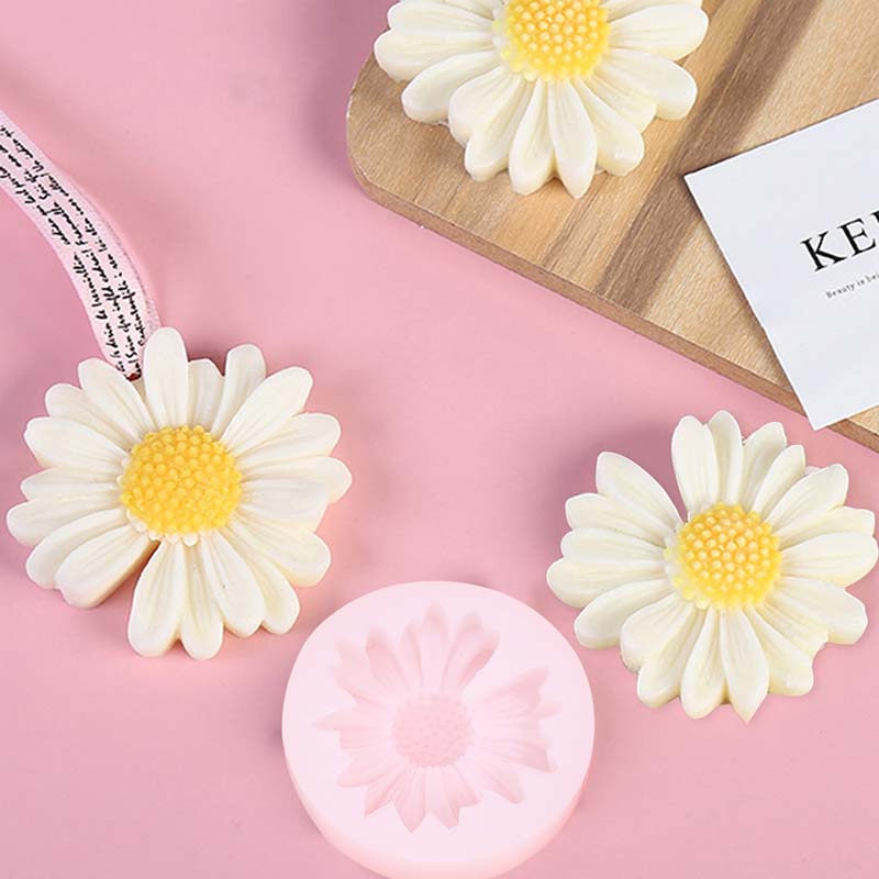DIY Candle Silicone Mold Daisy - đánh giá và giá Soap Making At Home