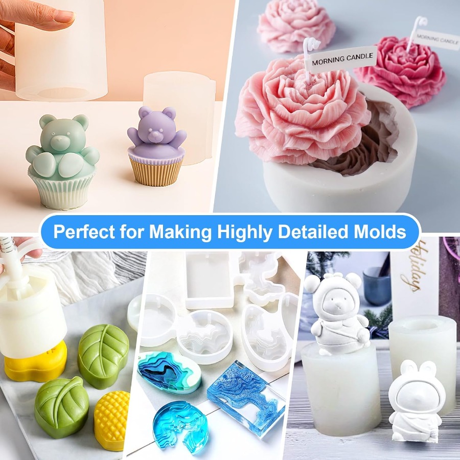 Silicone Mold Making Kit, 38.8 - đánh giá và giá Soap Making Tutorial